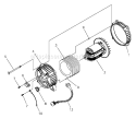 Page A Diagram and Parts List for 1919-0  Briggs and Stratton Generator